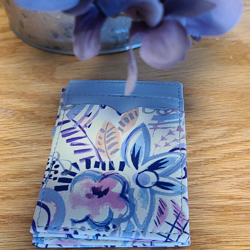 Floral Card Holder Business Cards,Id,Credit Cards